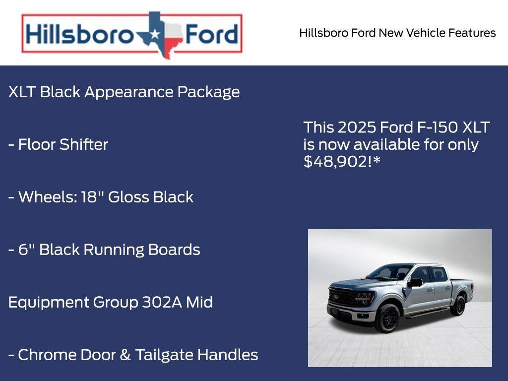 new 2025 Ford F-150 car, priced at $48,902