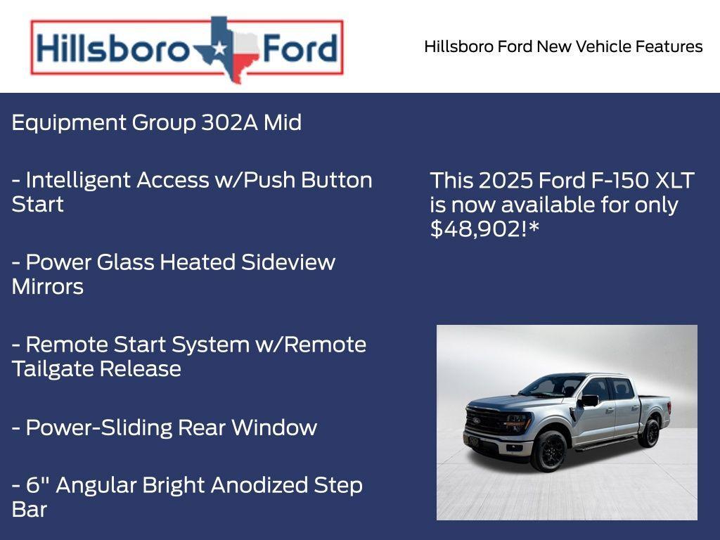new 2025 Ford F-150 car, priced at $48,902