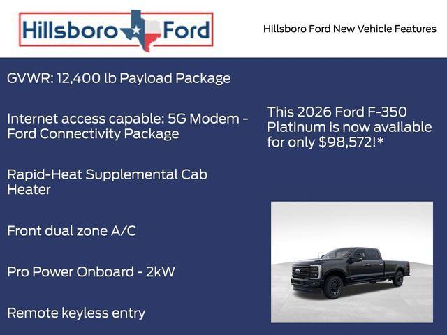 new 2026 Ford F-350 car, priced at $98,572