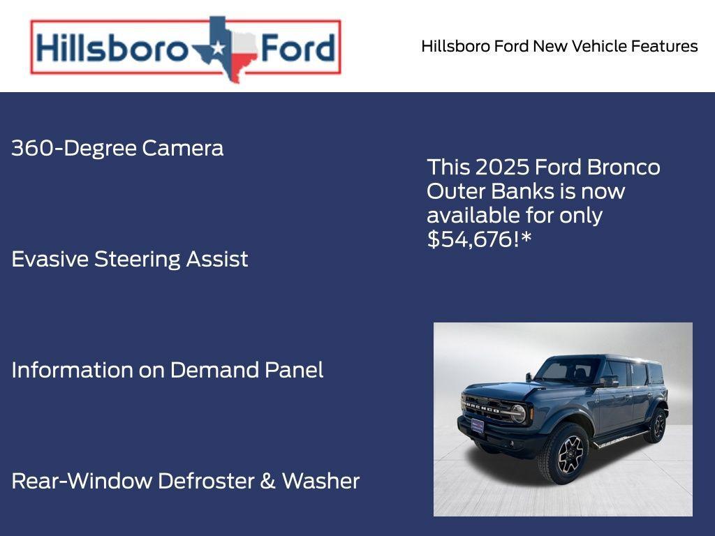 new 2025 Ford Bronco car, priced at $54,676