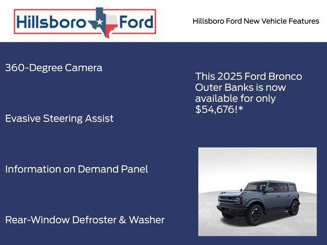 new 2025 Ford Bronco car, priced at $54,676