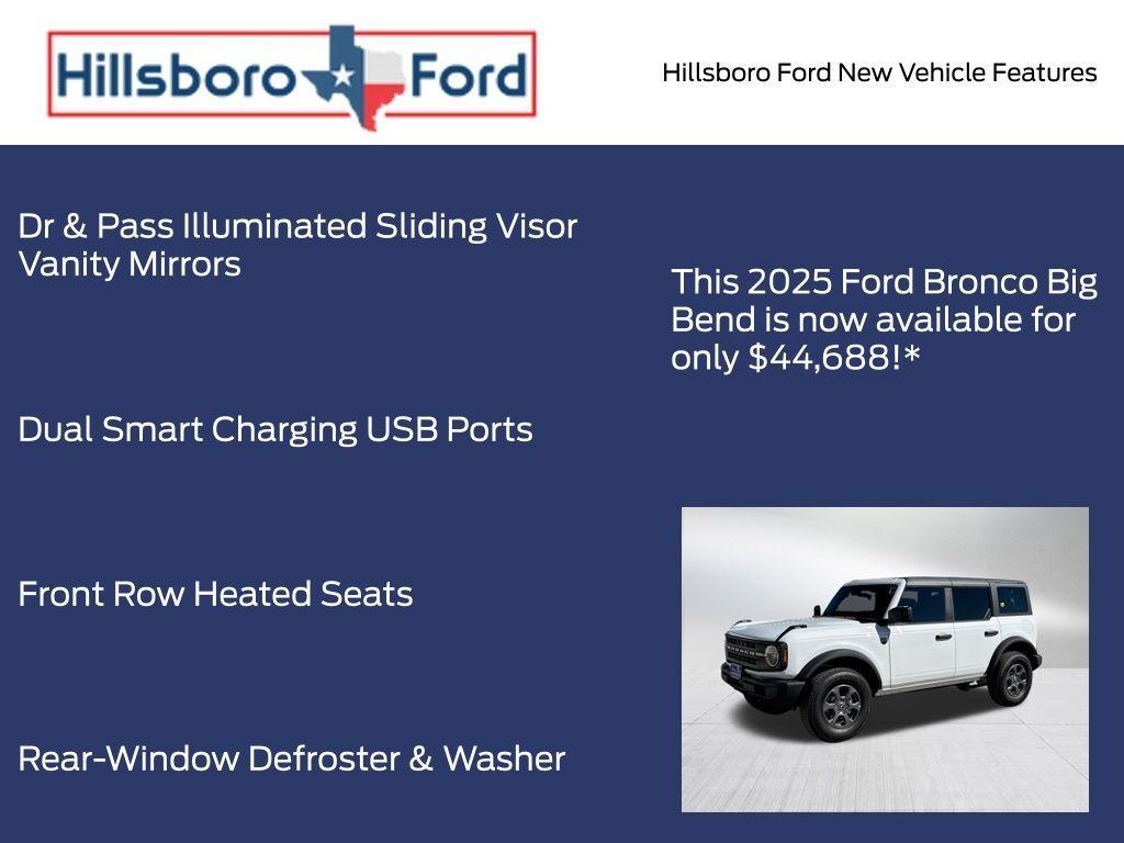 new 2025 Ford Bronco car, priced at $44,688