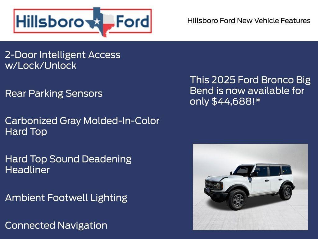 new 2025 Ford Bronco car, priced at $44,688