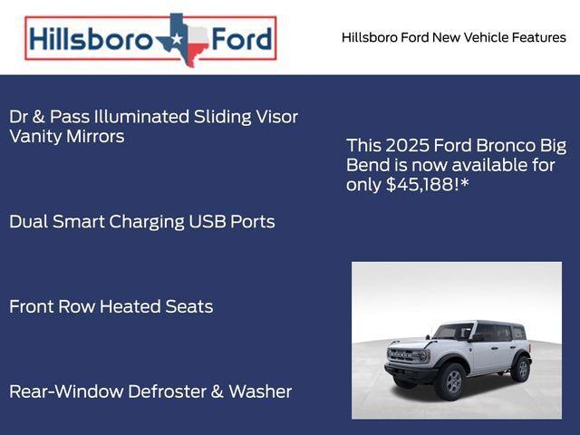 new 2025 Ford Bronco car, priced at $45,188