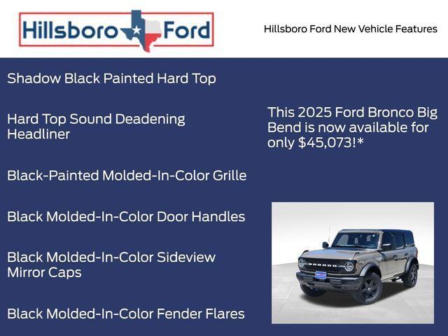 new 2025 Ford Bronco car, priced at $45,073