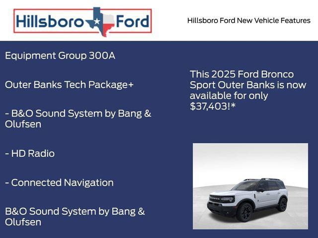 new 2025 Ford Bronco Sport car, priced at $37,403
