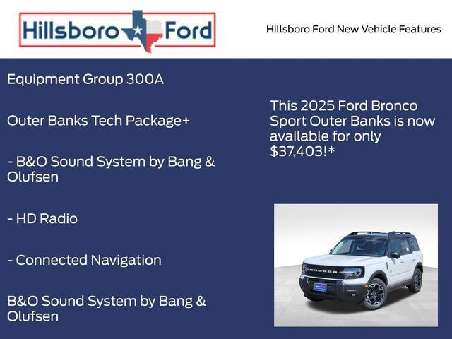 new 2025 Ford Bronco Sport car, priced at $37,403