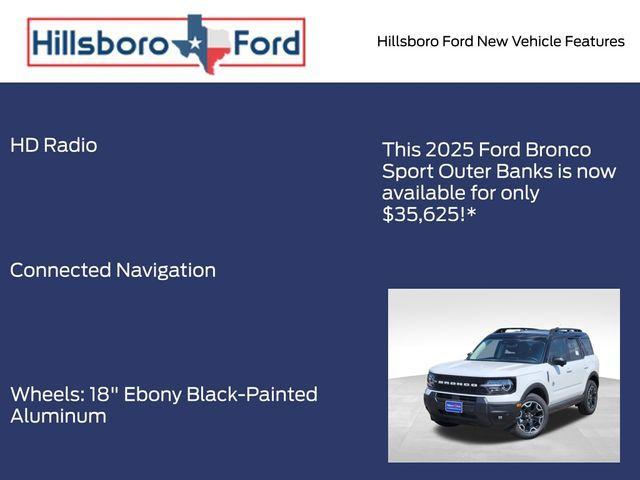new 2025 Ford Bronco Sport car, priced at $35,625
