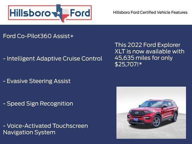 used 2022 Ford Explorer car, priced at $25,707