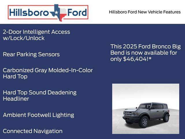 new 2025 Ford Bronco car, priced at $46,404