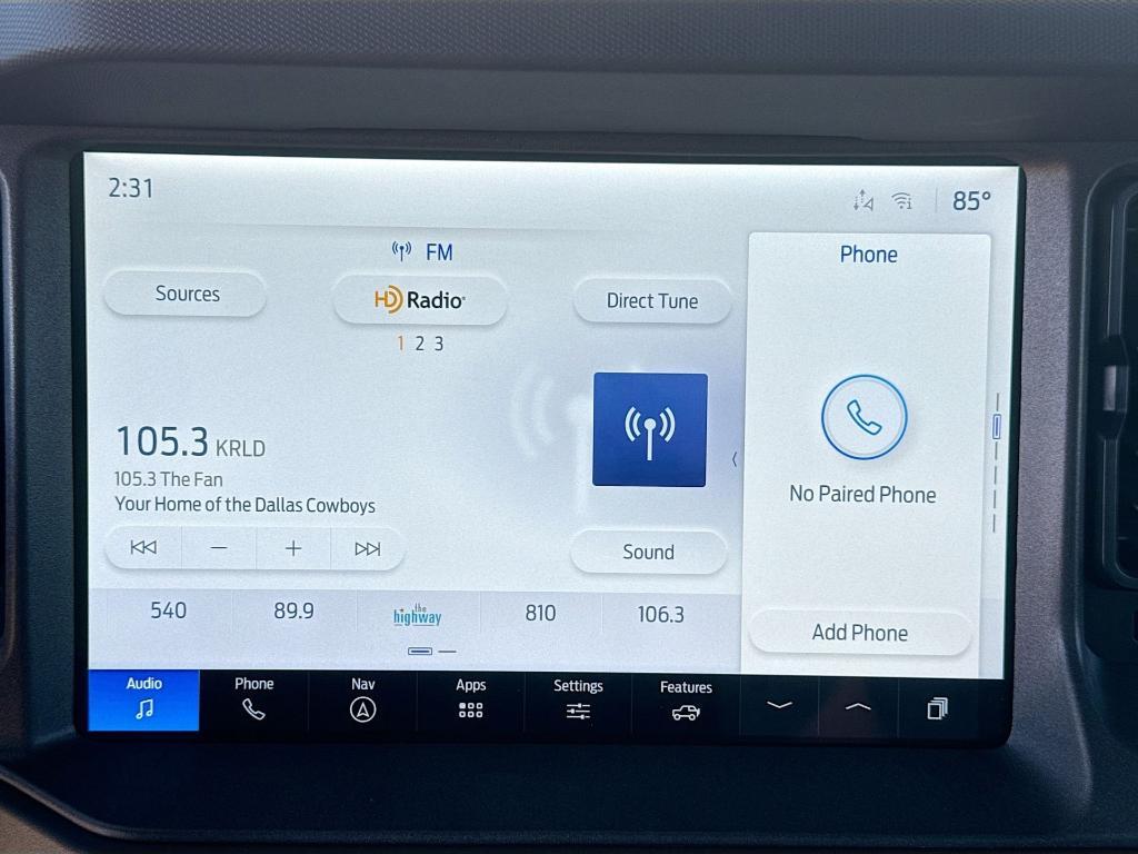 new 2025 Ford Bronco car, priced at $45,904