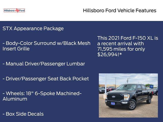 used 2021 Ford F-150 car, priced at $26,994