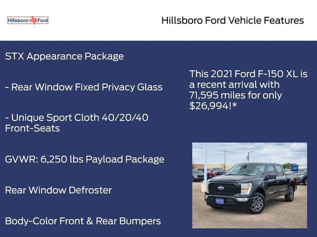 used 2021 Ford F-150 car, priced at $26,994