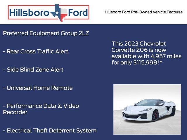 used 2023 Chevrolet Corvette car, priced at $115,998