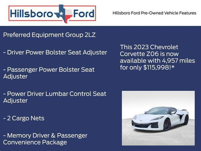 used 2023 Chevrolet Corvette car, priced at $115,998