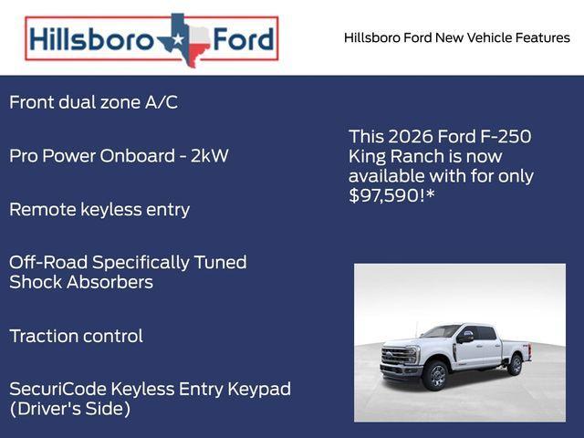 new 2026 Ford F-250 car, priced at $97,590