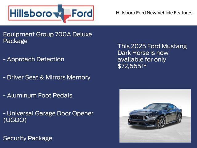 new 2025 Ford Mustang car, priced at $72,665
