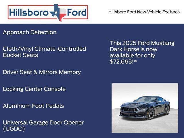 new 2025 Ford Mustang car, priced at $72,665