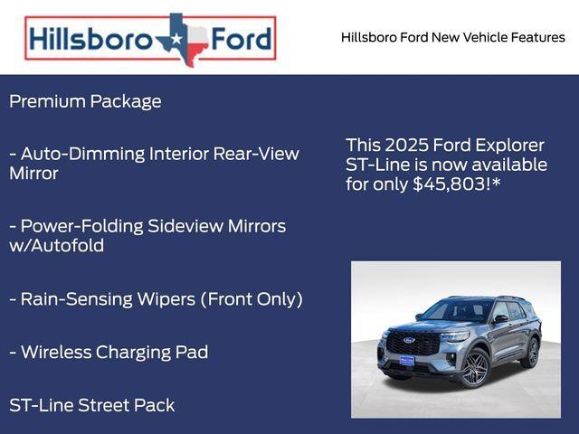 new 2025 Ford Explorer car, priced at $45,803