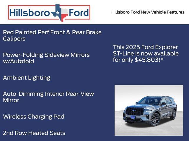 new 2025 Ford Explorer car, priced at $45,803