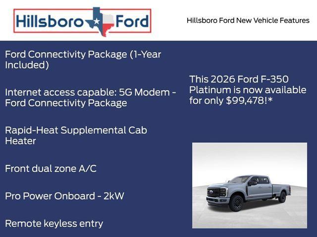 new 2026 Ford F-350 car, priced at $99,478