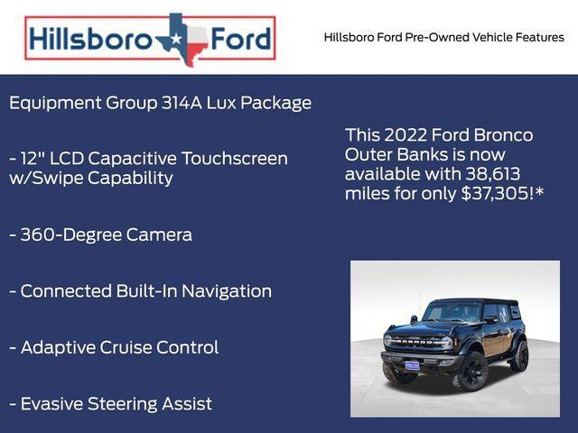 used 2022 Ford Bronco car, priced at $37,305