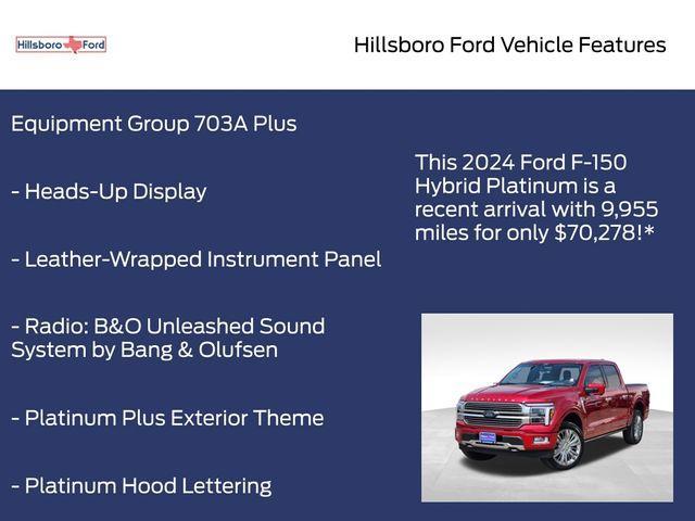used 2024 Ford F-150 car, priced at $70,278