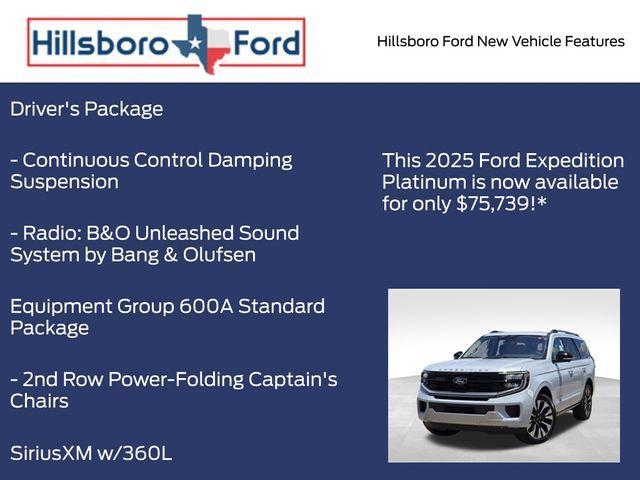 new 2025 Ford Expedition car, priced at $75,739