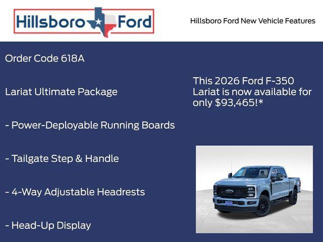 new 2026 Ford F-350 car, priced at $93,465