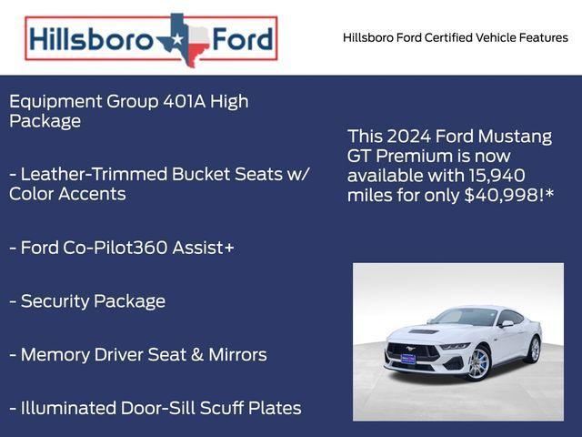used 2024 Ford Mustang car, priced at $40,998