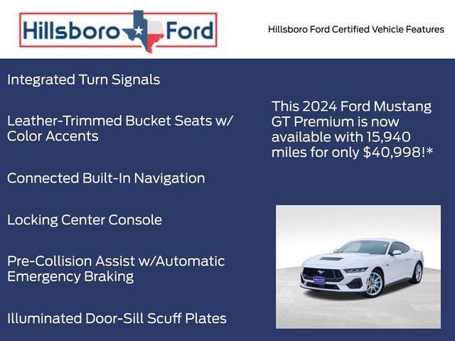 used 2024 Ford Mustang car, priced at $40,998
