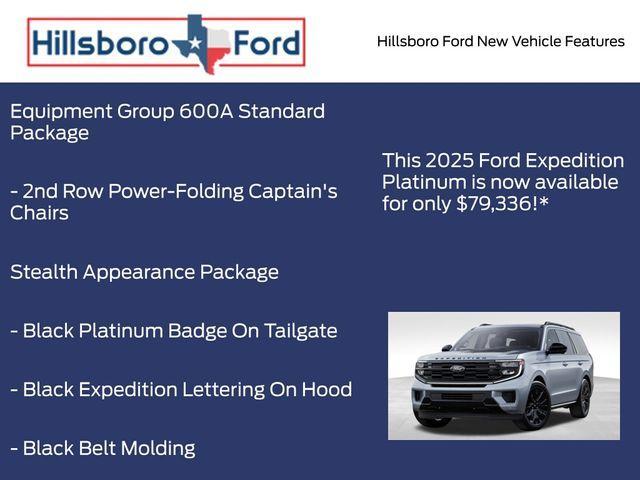 new 2025 Ford Expedition car, priced at $79,336