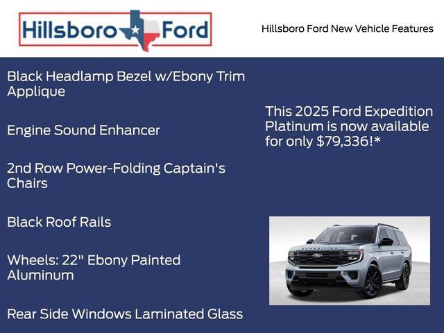 new 2025 Ford Expedition car, priced at $79,336