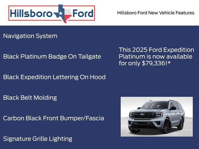 new 2025 Ford Expedition car, priced at $79,336