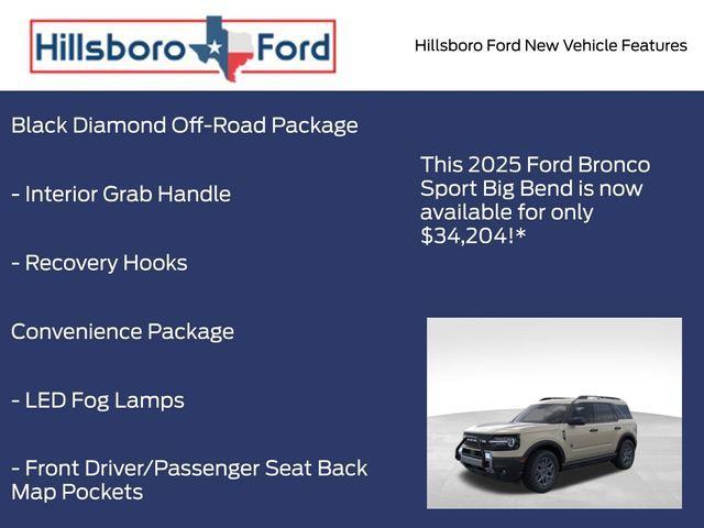 new 2025 Ford Bronco Sport car, priced at $34,204