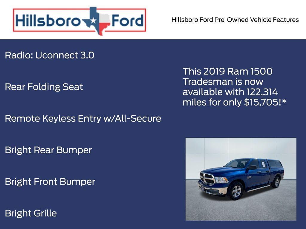used 2019 Ram 1500 Classic car, priced at $15,705