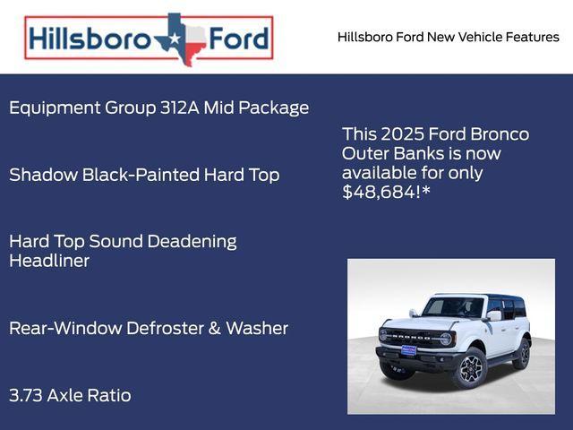 new 2025 Ford Bronco car, priced at $48,684