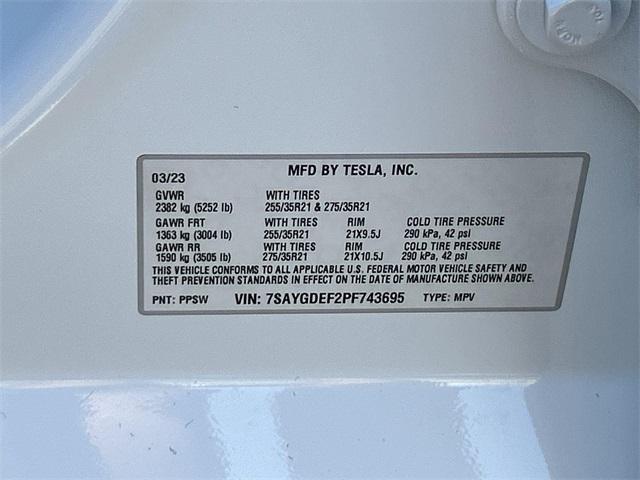 used 2023 Tesla Model Y car, priced at $35,922
