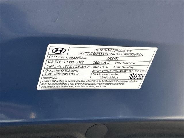used 2022 Hyundai Santa Fe car, priced at $24,600