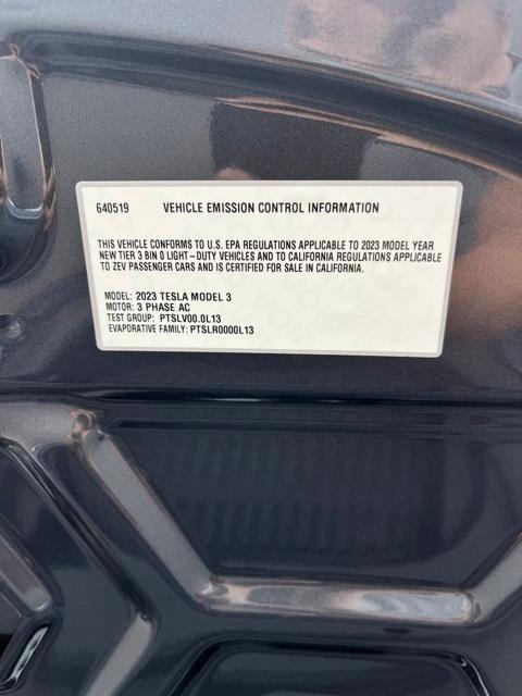 used 2023 Tesla Model 3 car, priced at $25,411
