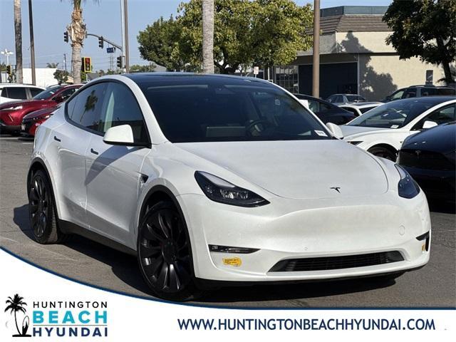 used 2022 Tesla Model Y car, priced at $28,600