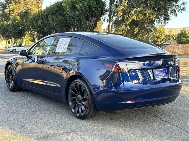 used 2023 Tesla Model 3 car, priced at $31,000