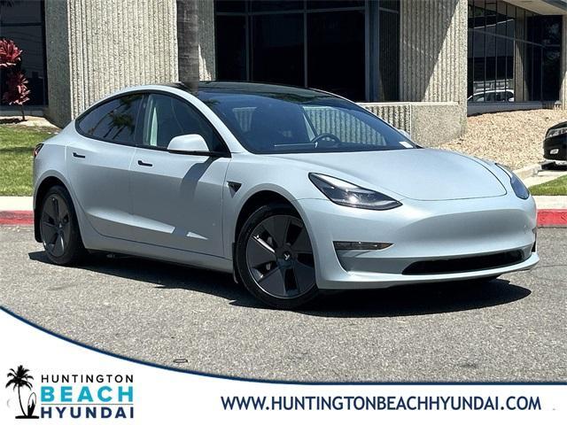 used 2022 Tesla Model 3 car, priced at $26,750