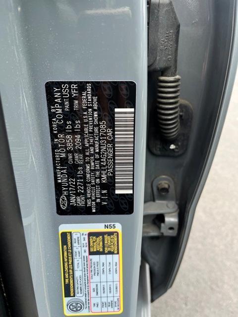 used 2022 Hyundai Elantra car, priced at $17,882