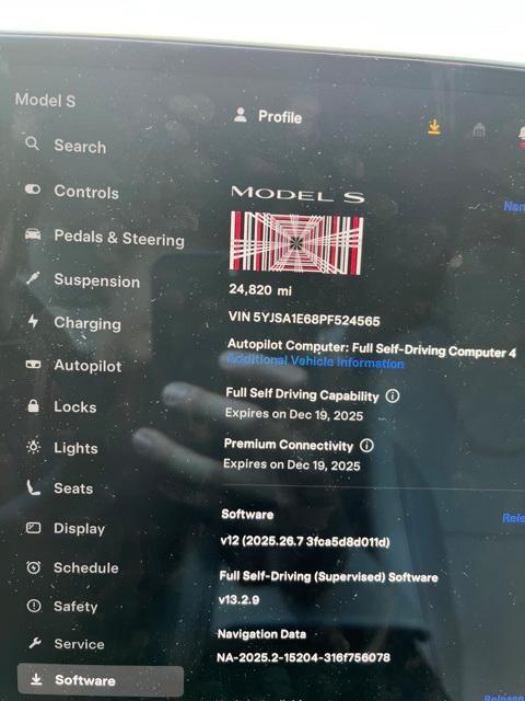 used 2023 Tesla Model S car, priced at $69,800