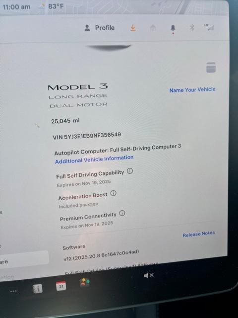 used 2022 Tesla Model 3 car, priced at $26,882