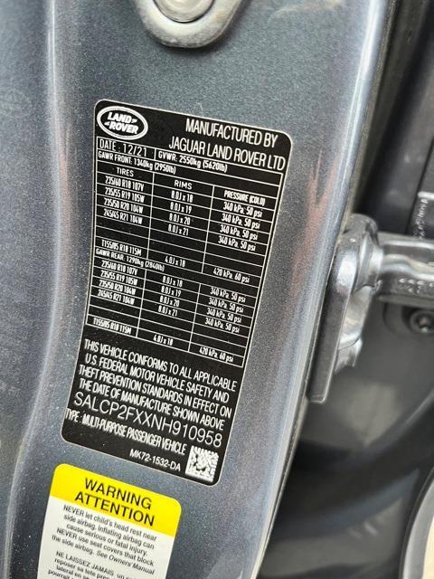used 2022 Land Rover Discovery Sport car, priced at $28,992