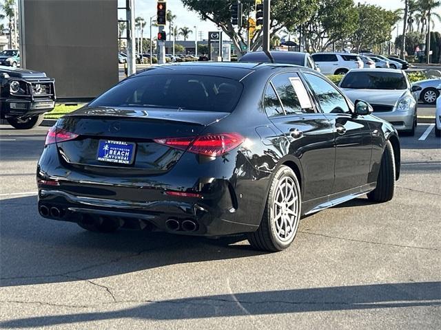 used 2023 Mercedes-Benz AMG C 43 car, priced at $48,500