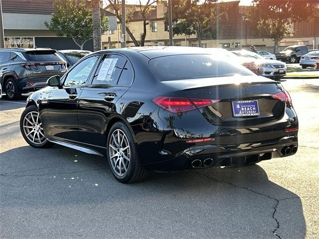 used 2023 Mercedes-Benz AMG C 43 car, priced at $48,500