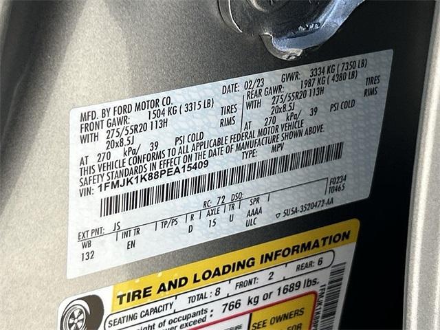used 2023 Ford Expedition Max car, priced at $37,883